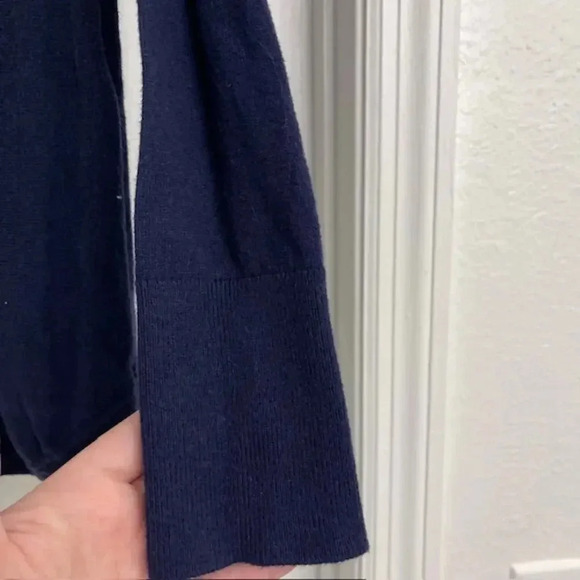 Joules Knitwear Navy Sweater Racing Stripes Sz 8 - Picture 5 of 6